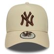 Bone Masculino New Era 9Forty E-Frame NY Yankees Bege-60691361- -2-